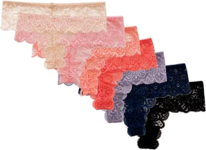 Alyce Intimates Women's Lace Thong 7-Pack - Elegant & Comfortable - Picture 1 of 12