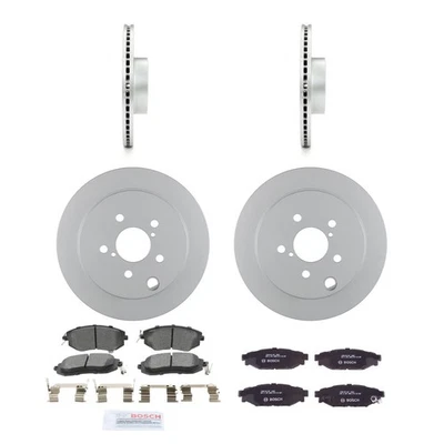 Kit de pastillas de freno y rotor de cerámica Bosch QuietCast para Subaru Forester 12-18 Foto 1 de 4