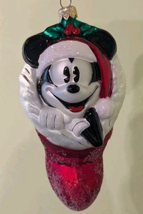 Christopher Radko Disney Mickey Mouse Strumpf 1998 A Mickey & Company Ornament - Bild 1 von 6