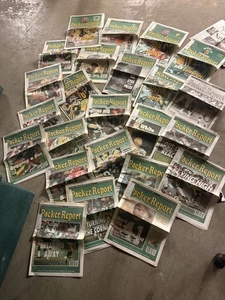 Green Bay Packers PACKER REPORT - Brett Favre Super Bowl Era 1990’s 24 Issue Lot - Bild 1 von 7