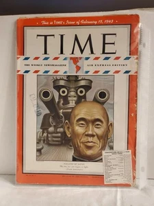 Time magazine February 15, 1943 - Imagen 1 de 3