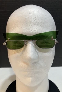 Vintage 1960's Era Green Flip Up Spectacles Japan Sunglasses John Lennon - Picture 1 of 19