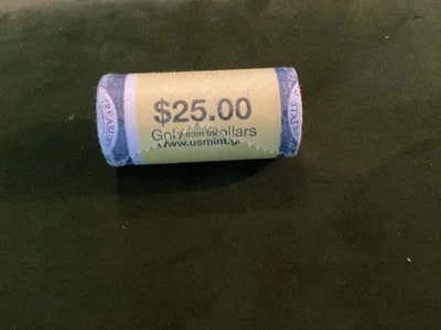 2000 P Sacagawea $1 Golden Dollar - U.S. Mint Wrapped Roll - 25 Coins - Image 1 of 3