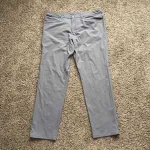 Lululemon Commission Pant Slim Fit Grey Men’s 40 Stretch Tapered Gray - Used - Bild 1 von 16