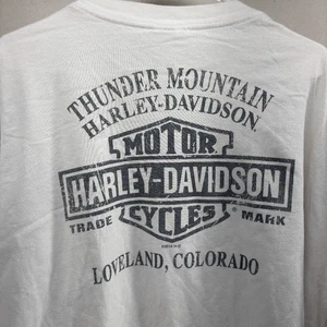 Harley Davidson Mens 5XL Distressed Road Rash Shirt Thunder Mountain Loveland - Picture 1 of 15