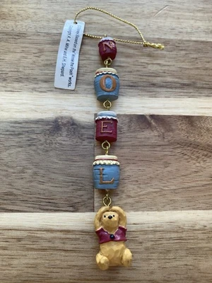 Rare Disney Winnie The Pooh Hanging Christmas Decoration A.A.Milne - Image 1 of 4