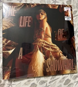 Taylor Swift The Life Of A Showgirl Pink Shimmer Vinyl Target Exclusive W/Poster - Imagen 1 de 3