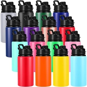 Sunnyray 16 Piezas Botella de Agua de Aluminio a Granel Multicolor Reutilizable Botella Deportiva... - Imagen 1 de 6