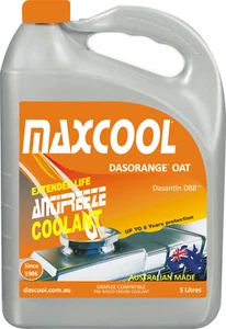Refrigerante de motor naranja premezclado 5 litros para FORD HOLDEN JEEP DASCOOL® MAXCOOL® - Imagen 1 de 1