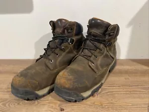 TIMBERLAND PRO-SERIES BOOTS SAFETY TOE WATERPROOF BROWN 89655 Size 11.5 - Picture 1 of 8