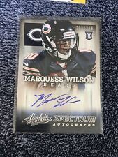 2013 Panini Absolute Spectrum Silver /299 Marquess Wilson #164 Rookie Auto RC