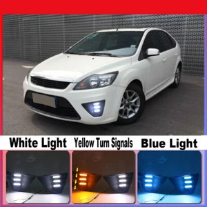 For Ford Focus 3 MK3 2009~2011 LED DRL Daytime Running Lights Fog Lamps Bumper - Bild 1 von 5