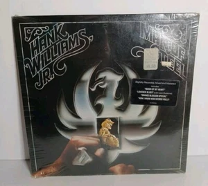 HANK WILLIAMS JR., Man Of Steel [with hype sticker] USA NEW SEALED OLD STOCK LP  - Picture 1 of 6
