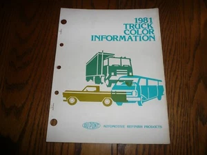 1981 Chevrolet Ford Dodge White GMC DuPont Duco-Dulux Truck Mfg.Paint Chips - Imagen 1 de 4