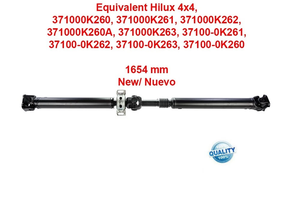 Cardan o transmisión EQUIVALENT 371000K260, 371000K261, 371000K262, NUEVO !! - Image 1 of 1