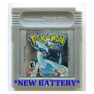 Pokemon Silver Version * New Save Battery * (Nintendo Game Boy) * AUTHENTIC * - Picture 1 of 7