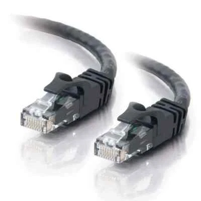 C2G 30m Cat6 PVC Patch Cable Snagless Networking Cable Black (UTP) - Image 1 of 4