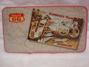 ROUTE 66 COLLECTOR TIN SCENIC MISSOURI - AUTO MEMORABILIA - Picture 1 of 12