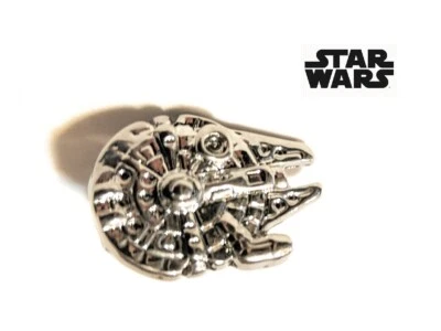 STAR WARS Millennium Falcon BRT Metal Pin brooch prop badge darth vader cosplay - Image 1 of 4