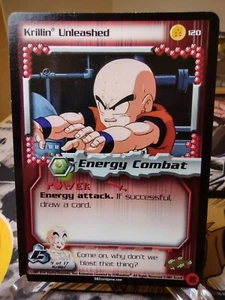 DBZ CCG DRAGON BALL Z SUPER KRILLIN UNLEASHED #120 RARO CELL SAGA SCORE 2001 VLP - Imagen 1 de 2