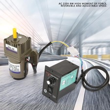 AC 220V 6W 1-Phase Getriebemotor Reduzieren Motor Asynchronmotor regelbar Speed