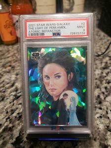 2021 Star Wars Galaxy Chrome The Light Of Padme Amidala PSA 9 MINT 49/150 🔥🔥