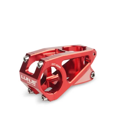 LUNJE Bicycle 7° stem MTB Aluminum Alloy 31.8 * 45mm Bike handle stems - Image 1 of 4