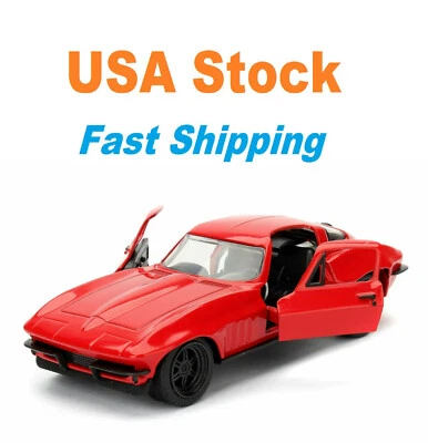 Fast And Furious, Letty's Chevrolet Corvette,F8,JADA Diecast Toy Car,5.25", 1:32 - Image 1 of 4