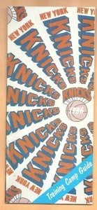 NEW YORK KNICKS 1986 TRAINING CAMP BASKETBALL MEDIA GUIDE/COMPLETE NO MARKINGS - Picture 1 of 1