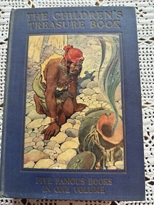 The Children's Treasure Book Odham's Press 1934 Illustrated Vintage Hardback - Picture 1 of 22