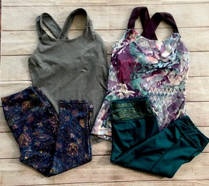 Lot of 4 Size Small PRANA Activewear Yoga Tops/Bottoms (#833) - Picture 1 of 8