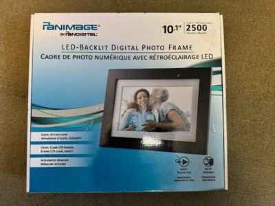 Panimage By Pandigital Led Digital Photo Frame 10.1” 2500 Images - Image 1 of 4