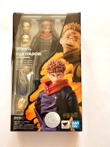TAMASHII NATIONS Yuji Itadori Jujutsu Kaisen Bandai Spirits S H Figuarts Black Cover