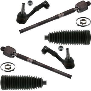 FOR BMW 130I 135I STEERING RACK INNER OUTER TIE TRACK RODS ENDS GAITERS KIT