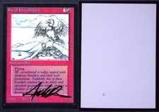 Signed MTG ARTIST PROOF _1994 Beta Magic _ ROC OF KHER RIDGES _ Andi Rusu 1/50!