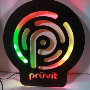 Pruvit logo Plastic Light up Sign 11.5" PRÜVIT Keto - Picture 1 of 7