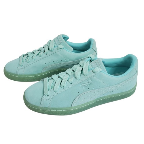 Scarpe da ginnastica Puma bambino scamosciate classiche mono ghiacciate calci Aruba blu