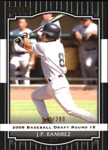 2008 Razor Signature Series Black #92 J.P. Ramirez /200