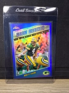 2000 Topps Chrome Refractor #194 Brett Favre Season Highlights Packers HOF - Imagen 1 de 2