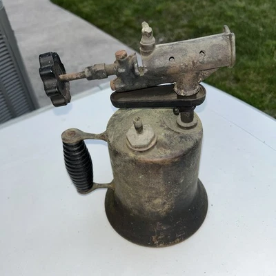 Vintage Antique Brass Blow Torch Craftsman, USA - Image 1 of 4