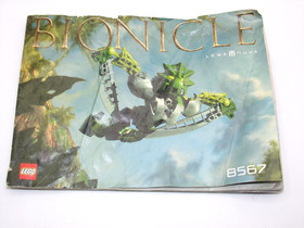 LEGO Bionicle Toa Lewa Nuva 8567 INSTRUCTIONS ONLY S088