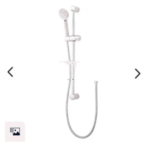 Twyford Sola Chrom Brausestange mit Schlauch und Handset - modernes Design - Bild 1 von 4