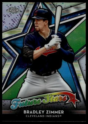 2018 Topps Chrome #FS-5 Bradley Zimmer Future Stars - Image 1 of 2