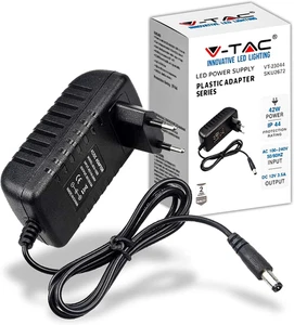 Alimentatore 12V 42W 3,5A per Telecamere, Strisce LED, Modem - Trasformatore 12V - Foto 1 di 12