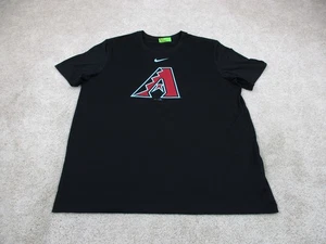 Arizona Diamondbacks Nike Shirt Mens XL Black Red Center Swoosh MLB Baseball - Picture 1 of 12