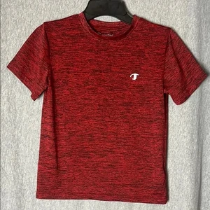 Camiseta roja Champion Athletic para niño manga corta cuello redondo talla 7 - Imagen 1 de 5