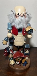 VTG ZIM’s HEIRLOOM NUTCRACKER BIRDHOUSES SANTA Birds 3575/7400 1997 LTD EDITION - Picture 1 of 18