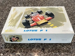 HELLER LOTUS F 1 ORIGINAL SEALED INSIDE! CIRCA 1970’s! VMCP! - Picture 1 of 6