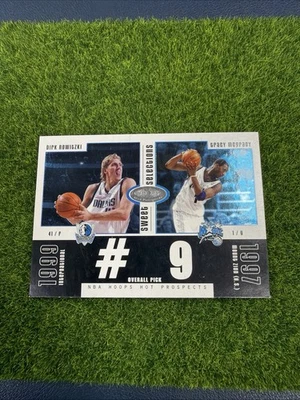 Aros Hot Prospects Sweet Selections 2003 Dirk Nowitzki Tracy McGrady 1010SS AJ1 Foto 1 de 2