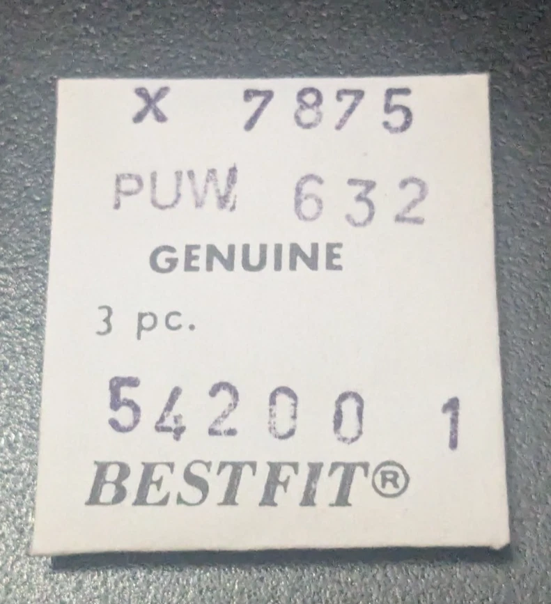 New Old Stock NOS - PUW 632 Watch Part Various - Image 1 of 1